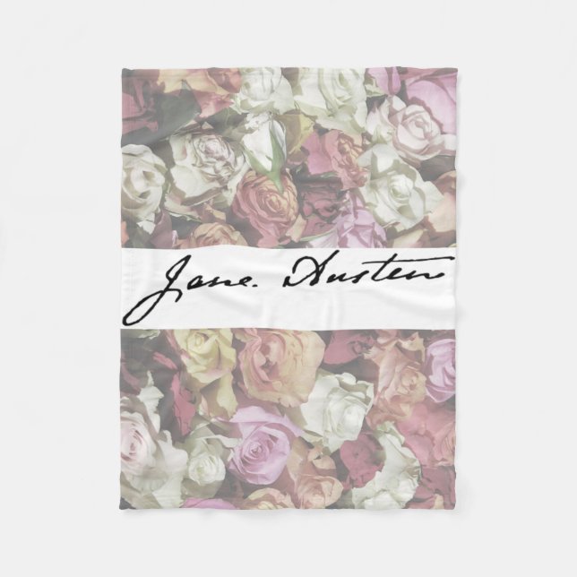 Couverture Polaire Signature de Jane Austen (Devant)
