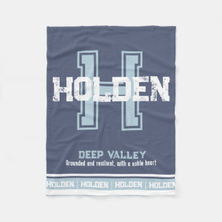 Couverture Polaire Signification du nom Holden monogramme sport bleu