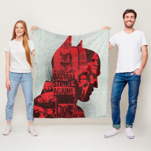 Couverture Polaire Silhouette de Batman