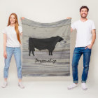 Silhouette de l'aquarelle Rustic Wood Galloping Ho