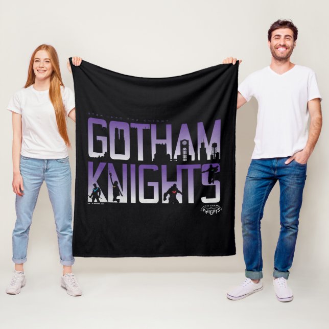 Couverture Polaire Silhouettes de Gotham Knights (En situation)