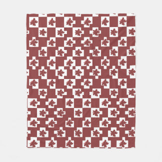 Couverture Polaire Silhueta de flores em padrão.