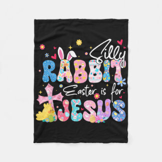 Couverture Polaire Silly Rabbit Easter Is For Jesus Christian Religio