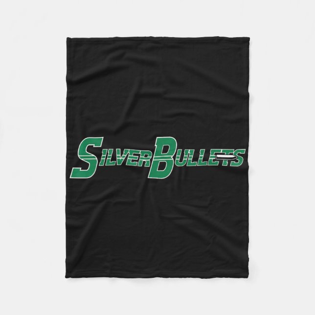 Couverture Polaire Silver Bullets Softll - Green On Navy  (Devant)