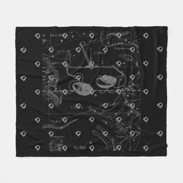 Couverture Polaire Silver Chrome Libra Zodiac Connexion Hevelius (Devant (Horizontal))