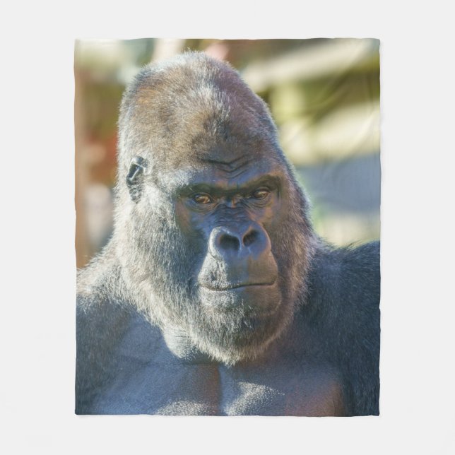 Couverture Polaire Silverback frappant (Devant)