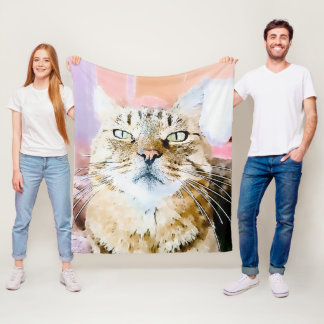 Couverture Polaire Simba the Striped King