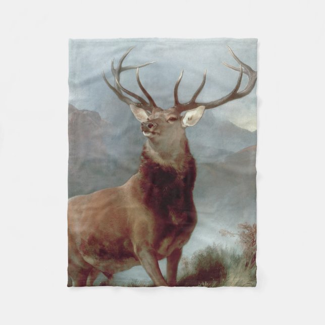 Couverture Polaire Sir Edwin Landseer | Monarque du Glen, 1851 (Devant)