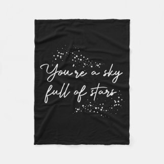 Couverture Polaire Sitive Motivational Youre A Sky Full Of Stars Up 