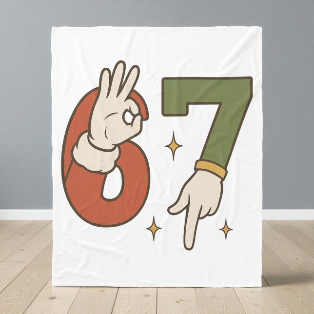 Couverture Polaire  Six Seven 67 6 7 Santa Elf Christmas Meme (Créateur téléchargé)