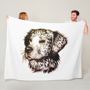 Couverture Polaire Sketch Brown