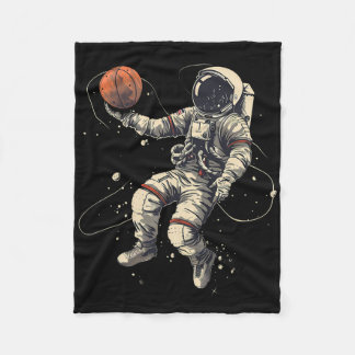 Couverture Polaire Sketwork Astronaut Lay Up Sketball Player