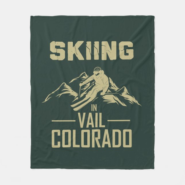 Couverture Polaire Ski à Vail Colorado (Devant)