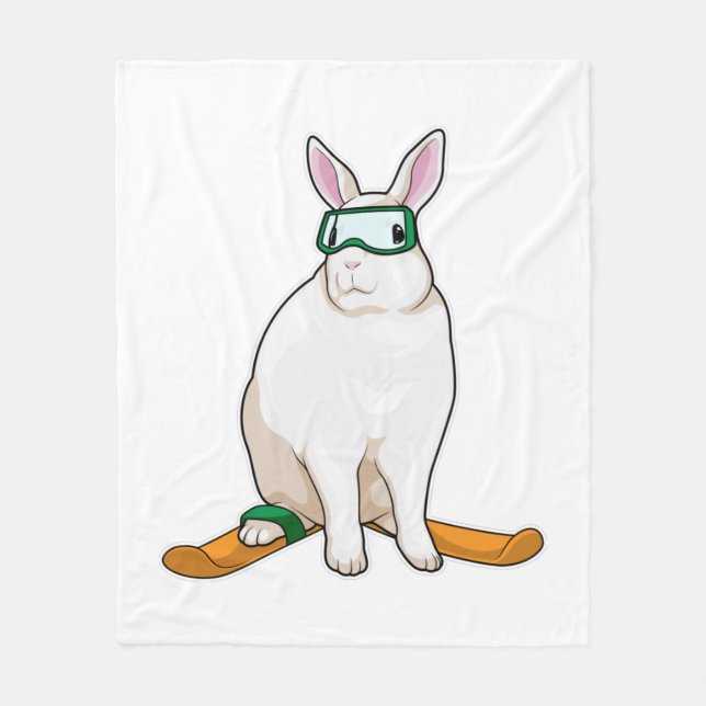 Couverture Polaire Ski Bunny Skier (Devant)