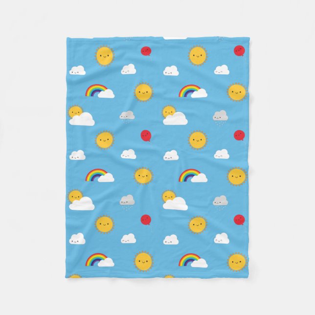 Couverture Polaire Skies de Kawaii (Devant)