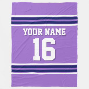 Couverture Polaire Sky Blue Navy White Team Jersey Sports Jersey