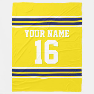 Couverture Polaire Sky Blue Navy White Team Jersey Sports Jersey