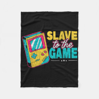 Couverture Polaire Slave To The Game Funny Video Game Gaming Gamer Lo