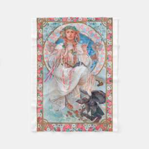 Couverture Polaire Slavia, Mucha