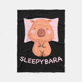 Couverture Polaire Sleeng Capybara Pajamas Nightgown Sleepybara Roden