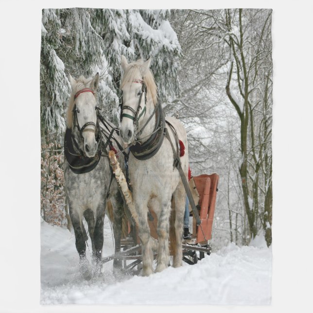 Couverture Polaire Sleigh Ride (Devant)