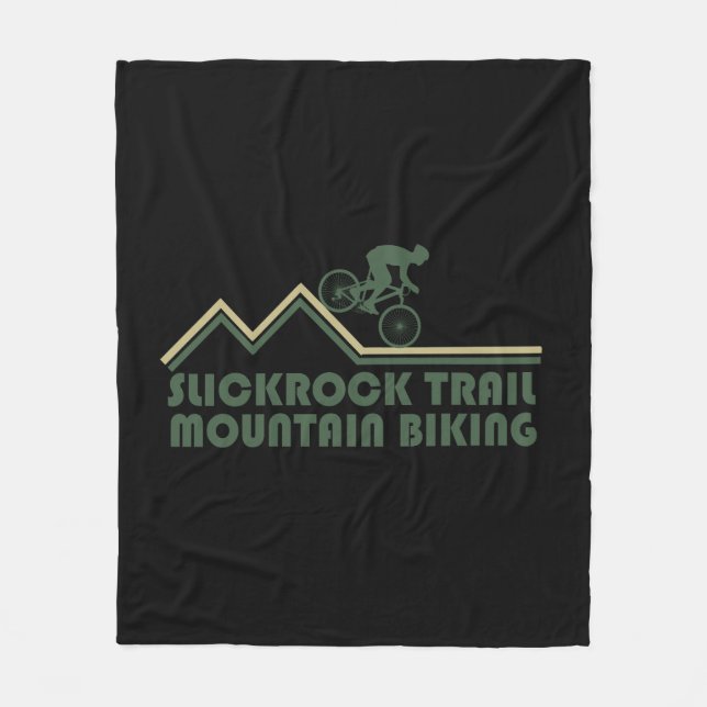 Couverture Polaire slickrock trails mtb mountain biking (Devant)