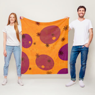 Couverture Polaire SlipperyJoe's Joyeux Hanukkah gelée juive hébraïqu
