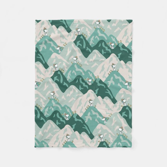 Couverture Polaire Snoopy Grand Motif extérieur (Devant)