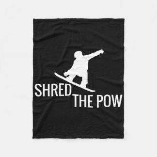 Couverture Polaire Snowboard Snowboard T Shirt Shirt Shirt The Pow