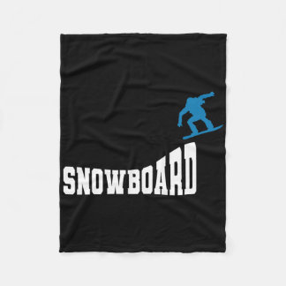 Couverture Polaire Snowboard Snowboard Vintage Retro Snowboard 2