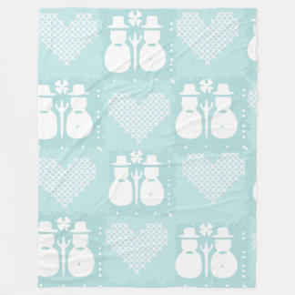 Couverture Polaire Snowman