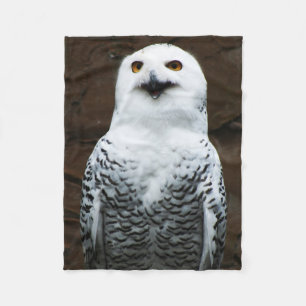 Couverture Polaire Snowy Owl fbcn