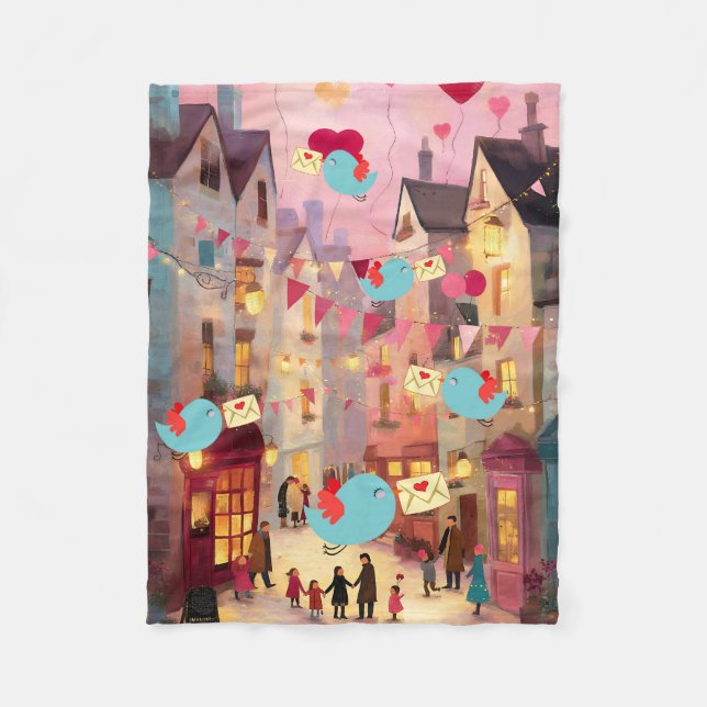 COUVERTURE POLAIRE SO MANY VALENTINES FOR DELIVERY (Devant)