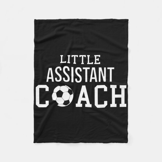 Couverture Polaire Soccer Coach Shirt - Little Istant Coach Child Hel (Devant)