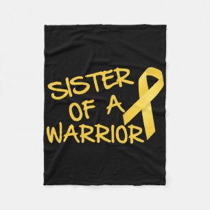 Couverture Polaire Soeur D'Un Guerrier Sensibilisation Au Cancer Chez