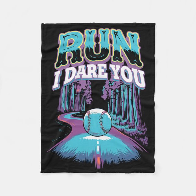 Couverture Polaire Softll Catcher Run I Dare You Design  (Devant)