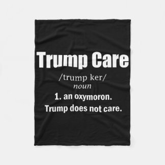 Couverture Polaire Soin Trump Anti-trump pour hommes et femmes