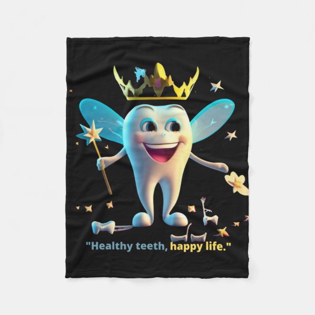 Couverture Polaire Soins dentaires dentistes. (Devant)