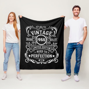 Couverture Polaire Soixante-dix vintages 70e anniversaire personnalis