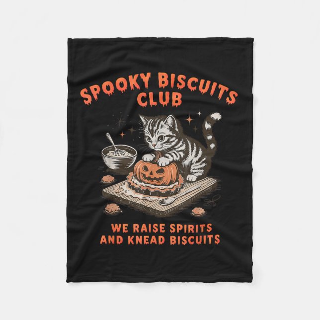 Couverture Polaire Soky Biscuits Club Cat Halloween Cuisson (Devant)