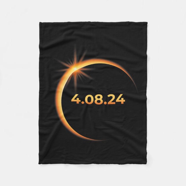 Couverture Polaire Solar Eclipse 2024 Amérique Totalité 04 08 24 Spri (Devant)