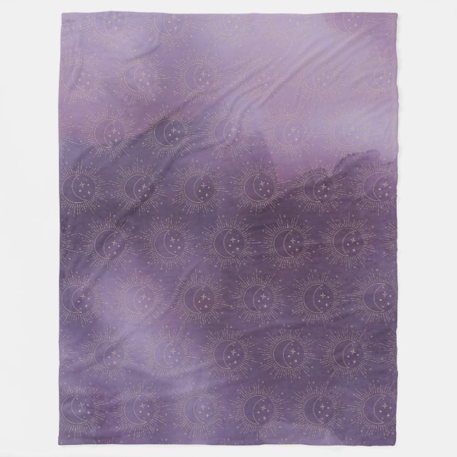 Couverture Polaire Soleil et Lune (Devant)