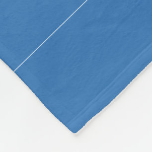 Couverture Polaire Sonic Blue Solid Color Print, Jewel Tone Colonnes
