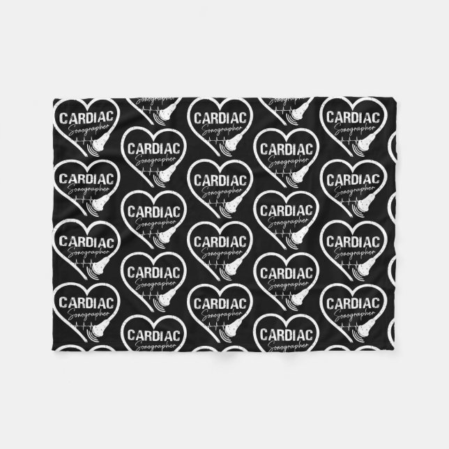 Couverture Polaire Sonographe cardiaque Ultrasound Doctor  (Devant (Horizontal))