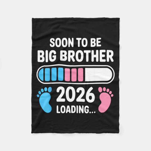 Couverture Polaire Soon To Be Big Brother 2026 New First Time Brother (Devant)