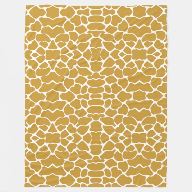 Couverture Polaire Soudan Brown Safari Giraffe (Devant)