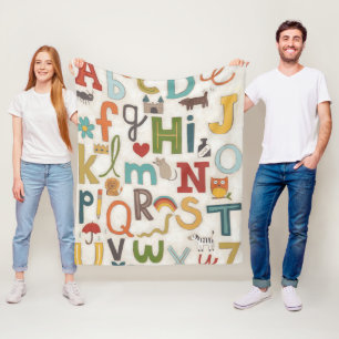 Couverture Polaire Soupe à alphabet