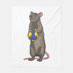 Couverture Polaire Souris au handball