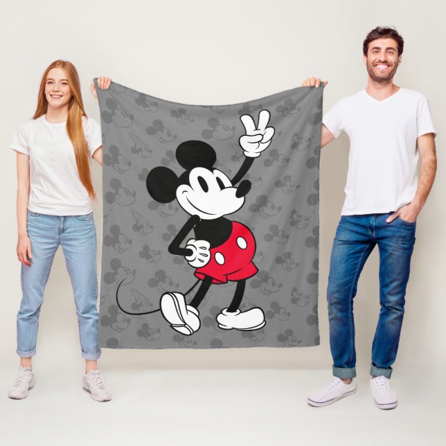 Couverture Polaire Souris classique Mickey | Cool au-delà des années (En situation)