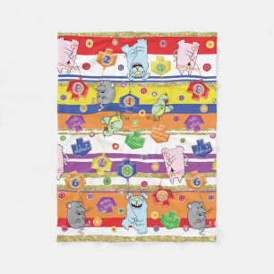 Couverture Polaire Souris et amis Hanoukka Fleece Blanket